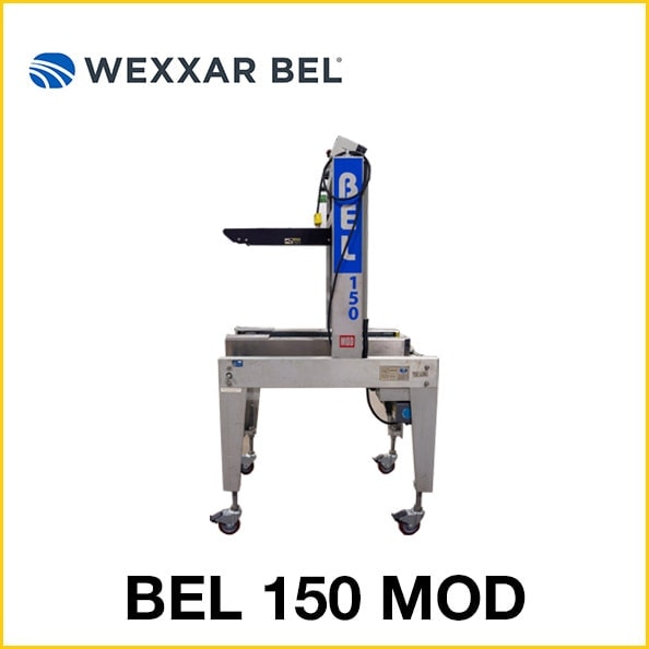 Refurbished Bel 150 Semi-automatic Top & Bottom Tape Case Sealer Mod by Wexxar Bel®