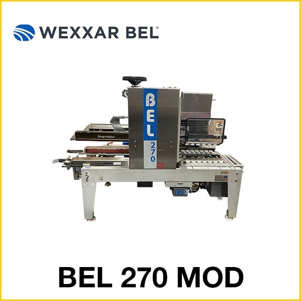 Refurbished Bel 270 Hot Melt Case Gluer by Wexxar Bel®